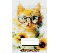 Cats Notebook: Graph & Lined Double Paper | Versatile Writing | Creative Note-Taking | Relaxing Drawing On The Cover