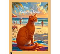 Cats On The Beach Coloring Book