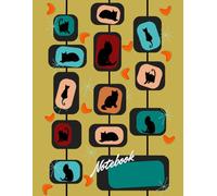 Cats on TV Notebook: Atomic Mid Century Cats Enjoying Their Time as Celebrities on Shows like H Squares