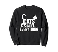 Cats Over Everything Felpa