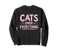 Cats Over Everything Felpa