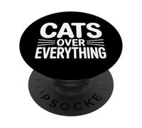 Cats Over Everything PopSockets PopGrip Adesivo