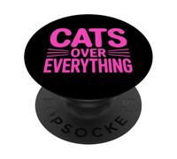 Cats Over Everything PopSockets PopGrip Adesivo