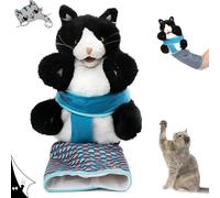 Cats Puppet Wrestler,Cat Wrestler Hand Puppet,Cats Interactive Hand Puppet Wrestler Toy Animal Toy Game Hand Puppet,Cat Wrestling Toy Doll,Cats Pet Boredom-Busting Training And Exercise