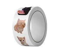 Cats Stickers Sheet/Roll - 500 Sheet/Roll Aesthetic Cats Decals, Funny Cats Stickers for Party Favors, Gift Wrapping Celebrations Envelopes Scrapbooking Crafts for Laptop Phone Luggage Skateboard