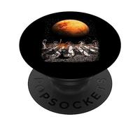 Cats Walking In Space Cat Astronaut Mars Planet Cat Lover PopSockets PopGrip Adesivo