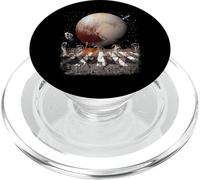 Cats Walking In Space Cat Astronaut Pluto Planet Cat Lover PopSockets PopGrip per MagSafe