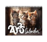 Cats Wall Calendar 2025 - Square Kitten Wall Calendar 2024 | Family Planner Calendar 2024 | 12 Month Planner | 11.22X8.27X0.2 Inches For Organizing, & Planning Cute Kitty Cat Photo
