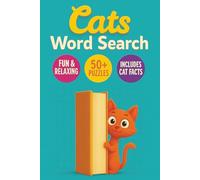 Cats Word Search: Fun and Relaxing 50+ Puzzles Includes Cat Facts