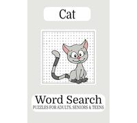 Cats Word Search Puzzle Book: Word Search with Easy-to-Read Print about Cats, Kittens, Breeds, and More [6x9 inches, 110 pages] 50+ Puzzles for Cat Lovers, Relaxation, and Purr-fect Gift Giving