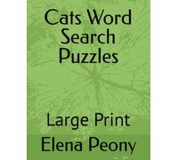 Cats Word Search Puzzles: Large Print