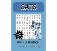 Cats Word Search: Word Searches with Easy-to-Read Print about Cats, Kittens, and More | 6x9 inches, 110 pages | 50+ Puzzles ... Gift for Cat Lovers, Swifties and Free Times