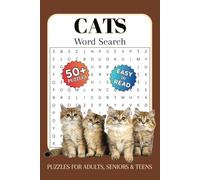 Cats Words Search Book: Word Searches with Easy to Read Print about Cats, Kittens, Animals and More | 6x9 inches, 110 pages | 50+ Puzzles … Gift for Free Time, Vacation and Holidays