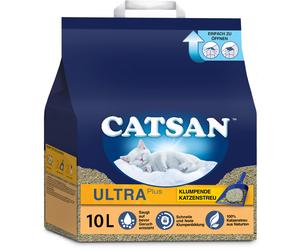 Catsan Lettiera per Gatti Agglomerante - ULTRA Plus - 10 Litri - 10 L