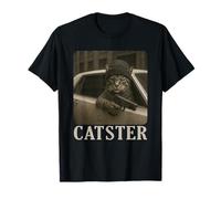 Catster Gangster Cat Meme Funny Cats Gang Humor Maglietta