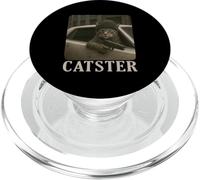 Catster Gangster Cat Meme Funny Cats Gang Humor PopSockets PopGrip per MagSafe