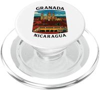 Cattedrale coloniale di Granada Nicaragua Viaggi 505 Leon Torogoz PopSockets PopGrip per MagSafe