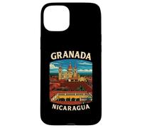 Cattedrale coloniale di Granada Nicaragua Viaggi Souvenir Art Custodia per iPhone 15 Plus