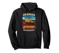 Cattedrale coloniale di Granada Nicaragua Viaggi Souvenir Art Felpa con Cappuccio