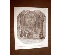 Cattedrale di Cracovia nel 1866 La tomba del Re di Polonia Jan Sobieski
