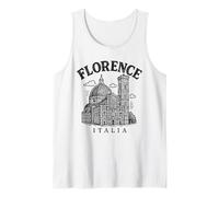 Cattedrale di Firenze Italia Graphic Design Art Souvenir Canotta