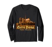 Cattedrale di Notre Dame Parigi (Cathédrale Notre-Dame de Paris) Maglia a Manica