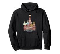 Cattedrale di San Basilio, Mosca, Russia. Disegno Felpa con Cappuccio