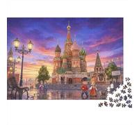 Cattedrale di San Basilio Puzzle 1000 Pezzi,Cartone Di Qualità,Sfida Impossibile,dai 14 Anni,Adulti E Ragazzi,Decorazione Casa,Idea Regalo,Gioco Educativo,Antistress 38x26cm