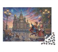 Cattedrale di San Basilio Puzzle 1000 Pezzi,Sfida Impossibile,dai 14 Anni,Decorazione Casa,Adulti E Ragazzi,Gioco Educativo,Cartone Di Qualità,Idea Regalo,Antistress 38x26cm