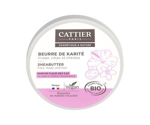 Cattier Paris Burro di Karitè Viso Corpo & Capelli Fiore delle Isole BIO 100 g - Burro Corpo