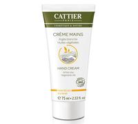 Cattier Paris Crema Mani Argilla Bianca Oli Vegetali 75 ml - Crema per le mani