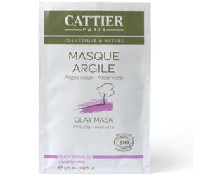 CATTIER PARIS MASCHERA MONODOSE ARGILLA ROSA ALOE VERA BIO 12,5 ML