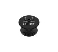 Cattitude - Meme divertente per amanti dei gattini PopSockets PopGrip Adesivo