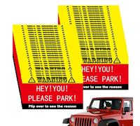 Cattive note di parcheggio,Pessima multa di parcheggio | 50 divertenti carte di violazione del parcheggio con più motivi di infrazione - Scherzi di parcheggio ridicole,