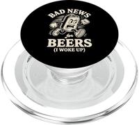 Cattive notizie per le birre Mi sono svegliato Divertente in esecuzione Birra può umorismo PopSockets PopGrip per MagSafe