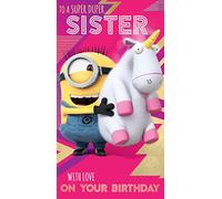 Cattivissimo me "Awesome Time" Sister Birthday card