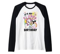 Cattivissimo Me Minions Agnes It's My 2nd Fluffy Birthday Maglia con Maniche Raglan