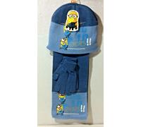 CATTIVISSIMO ME MINIONS SET SCIARPA GUANTI CAPPELLO SCARF HAT AND GLOVES MINION