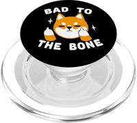 Cattivo fino all'osso - Sfacciato Divertente Shiba Inu Cane PopSockets PopGrip per MagSafe