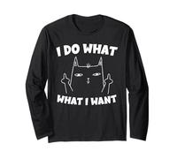 Cattivo Gatto Faccio Quello Che Voglio Maglia a Manica