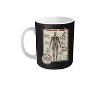 Cattle Decapitation Boccale Human Meat Chart Band Logo Nuovo Ufficiale Bianca Size One Size