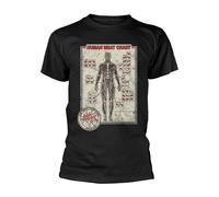 Cattle Decapitation Human Meat Chart ufficiale Uomo maglietta unisex