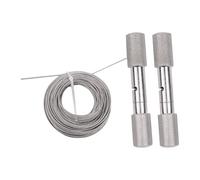 Cattle Horn Saw - Stainless Steel 14m Wire Rope Dehorning Tool | 45.93ft Wire with 3.78 Inch Handles and 0.63 Inch Diameter, Manual Sawing Tool for Sheep, Goats and Livestock Handling