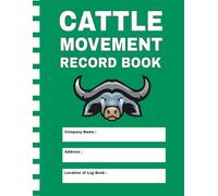 Cattle Movement Record Book: Farm Livestock Information Management Tracker