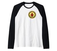 Cattolica: Il Sacro Cuore di Gesù Maglia con Maniche Raglan
