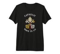 Cattolica Romana dal 33 d.C. Chiesa Santa Sede Maglietta Premium