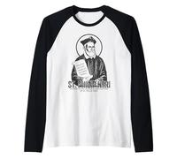 Cattolicesimo San Filippo Neri Cattolico Cristiano Santo Maglia con Maniche Raglan
