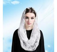 Cattolicesimo velo di pizzo donne sciarpa velo creativo fazzoletto da collo