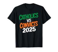 Cattolici Vs Convicts 80s College Football Rivalry Gioco Maglietta