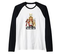 Cattolico Papa Santo Santo Religioso Vaticano Maglia con Maniche Raglan